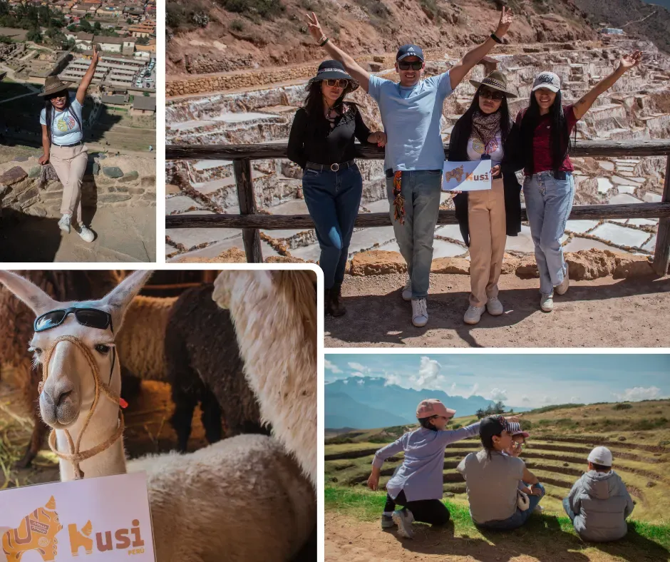 Equipo de Kusi Peru brindando