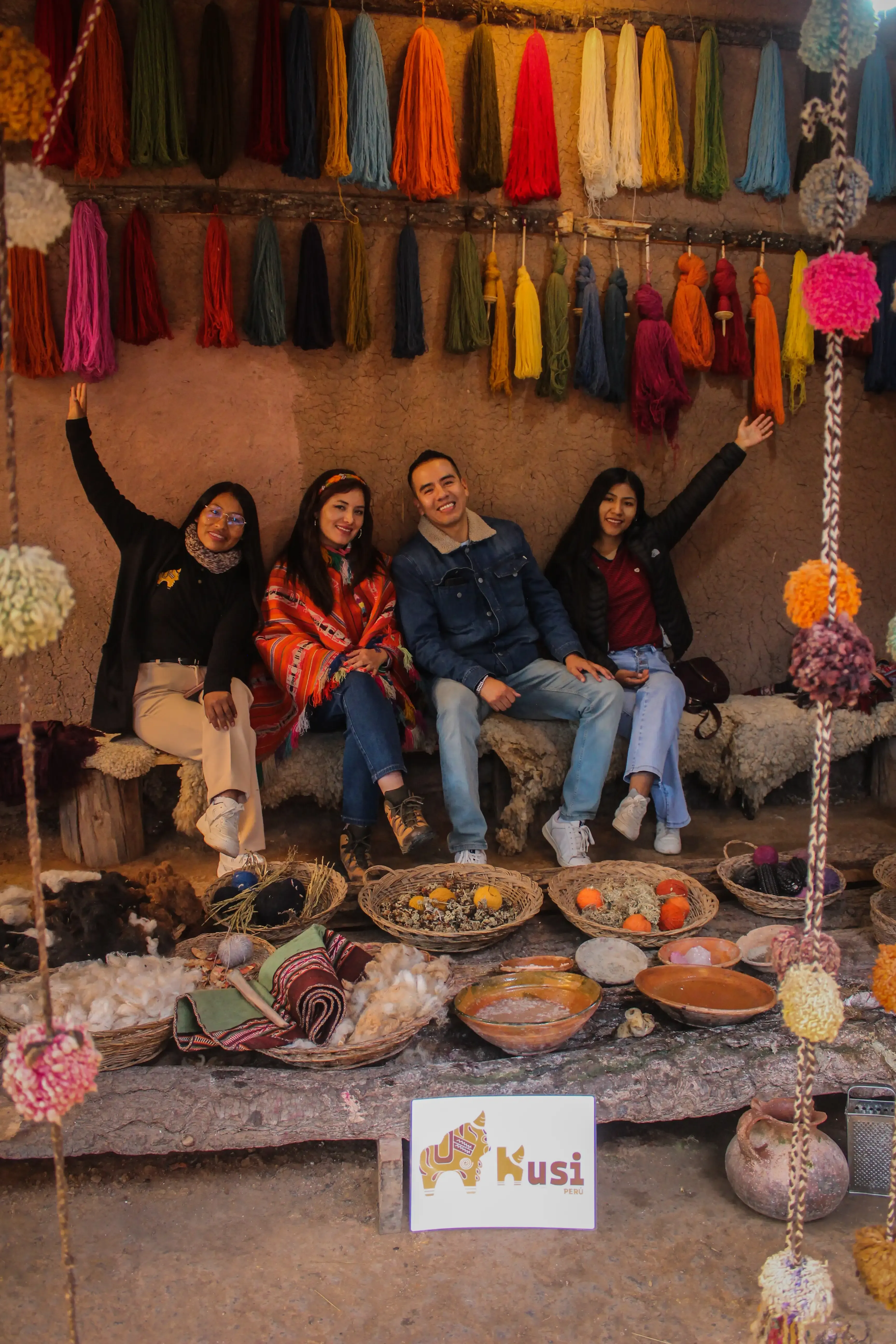 Equipo Kusi Perú en Chinchero.